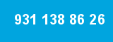 931 138 86 26